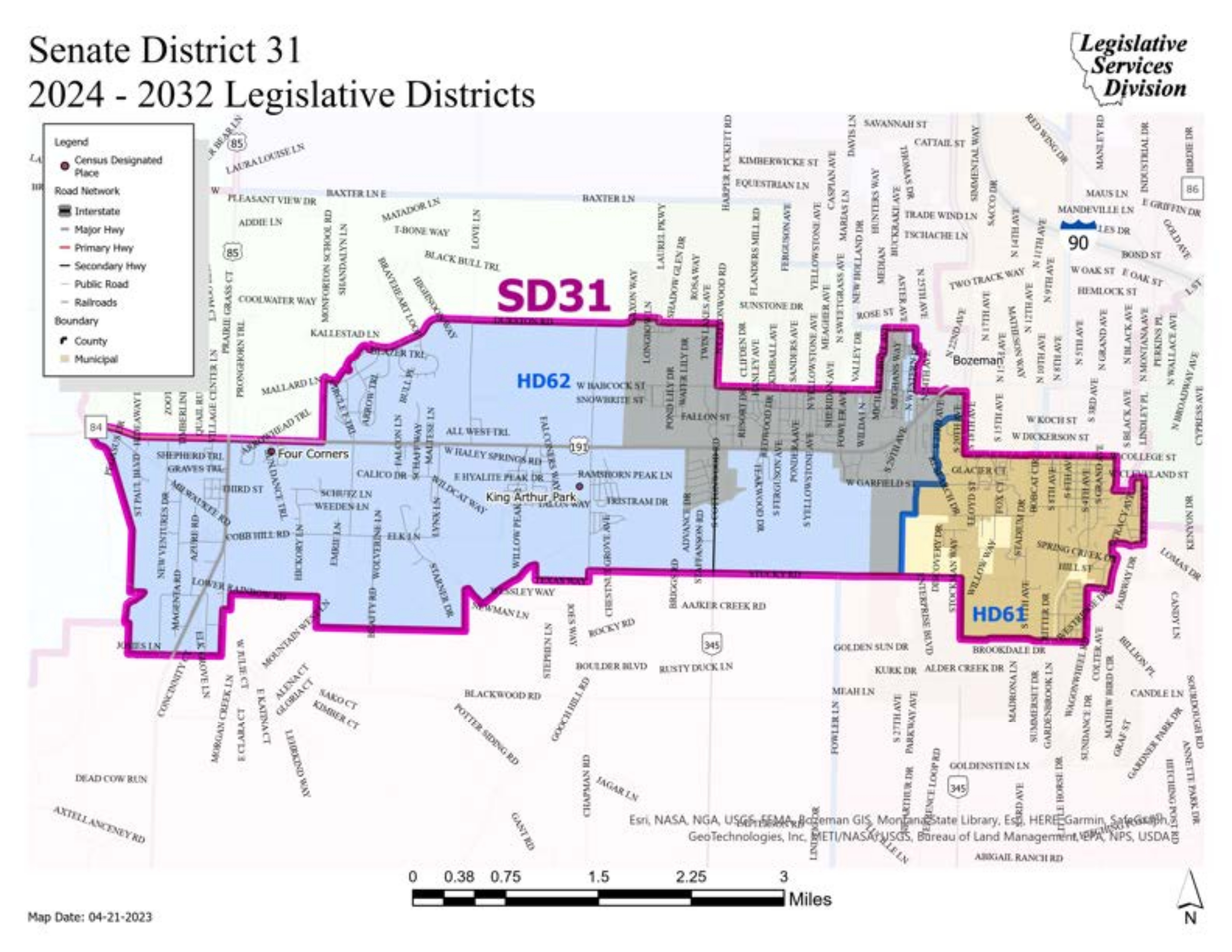 Senate District 31 - Bozeman and Gallatin County